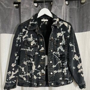 Dark, Acid Wash denim jacket